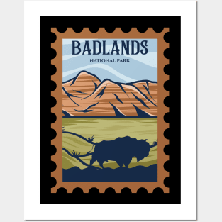 Badlands National Park Stamp Posters and Art